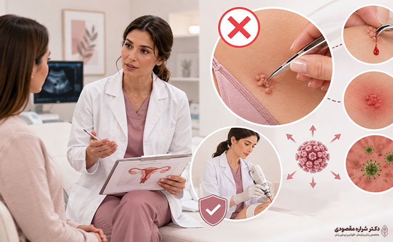 اگر زگیل تناسلی را بکنیم چه میشود؟ خطرات کندن زگیل تناسلی