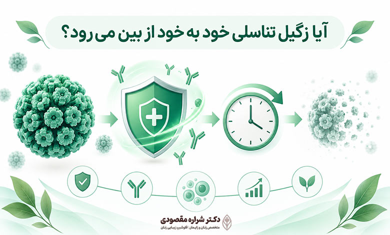 آیا زگیل تناسلی خود به خود از بین می رود؟